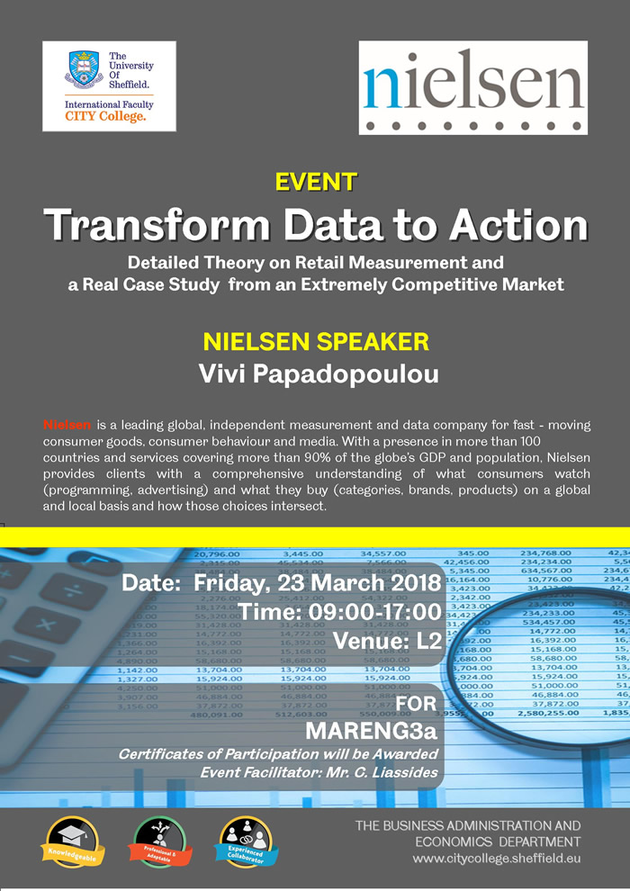 Nielsen event - 'Transform Data to Action'