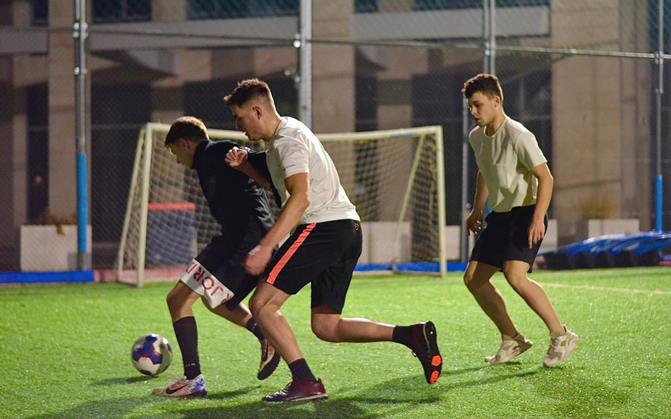 Football tournament at CITY College, University of York Europe Campus