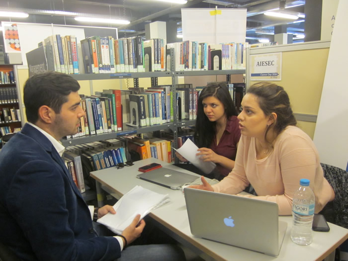 More than 100 students and 50 alumni participated in this year’s Career Day at CITY College's main campus in Thessaloniki