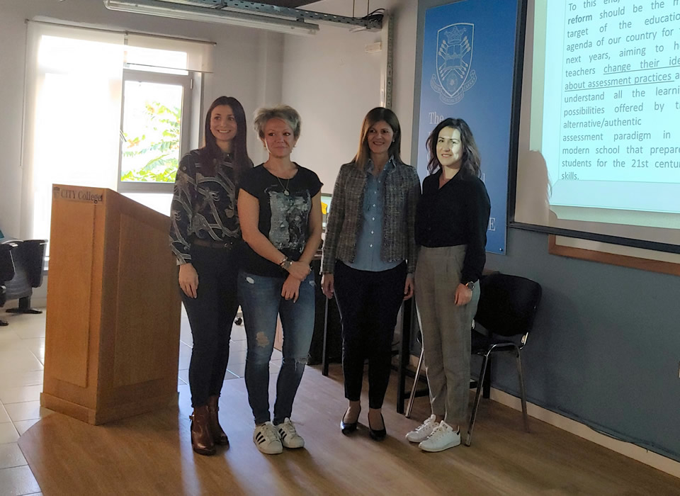 Alternative Language Assessment Forms seminar at CITY College, International Faculty of the University of Sheffield