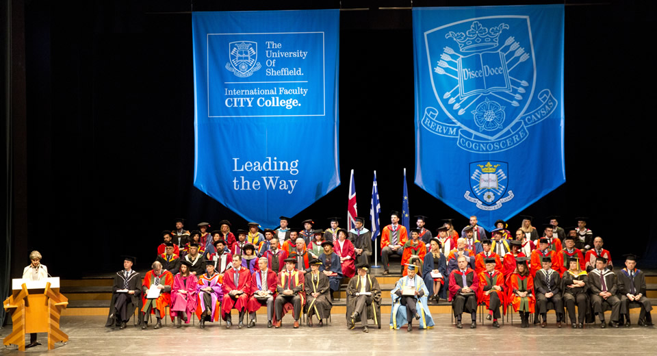 The University of Sheffield International Faculty CITY College Graduation Ceremony 2018