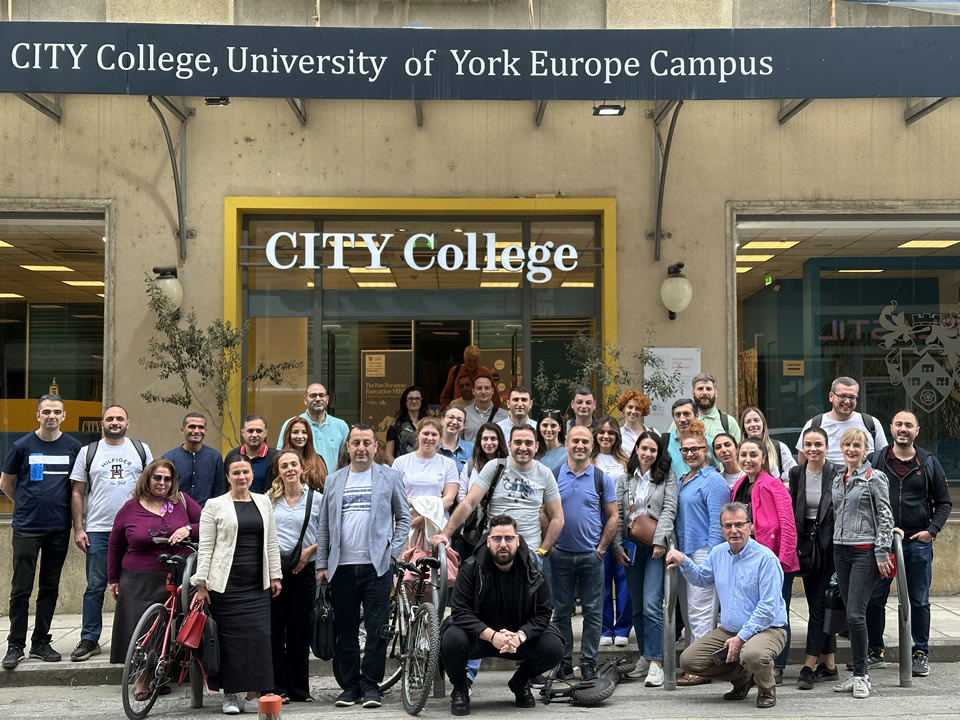 CITY College Pan-European Executive MBA - Study Trip 2024 in Thessaloniki