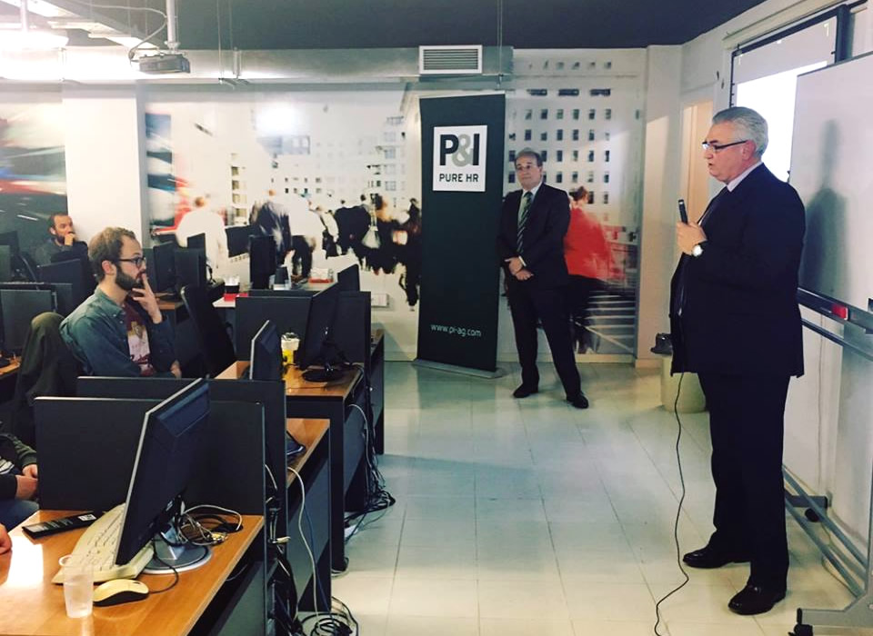 On Tuesday, 7th of March, one of the biggest and renowned companies in the HR software industry in Europe, P&I AG, gave a presentation at our university