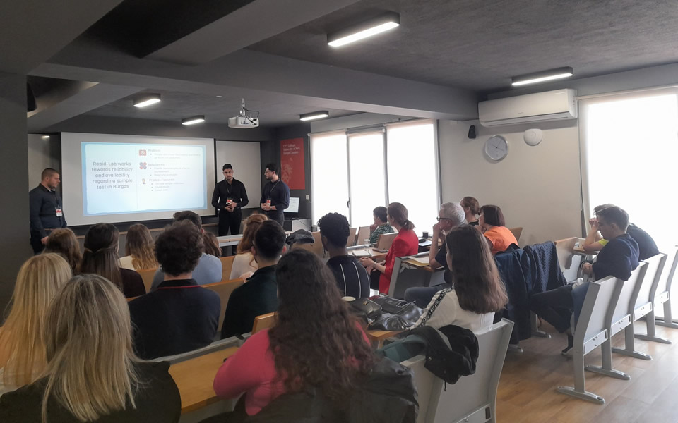 Students and academics from the University of York visit CITY College Europe Campus in Thessaloniki