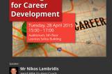 Seminar on ‘Coaching for Career Development’ by Mr Lambridis