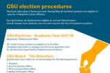 CSU Elections - Academic year 2017-18