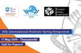 18th International Students’ Spring Symposium, 2019