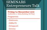 'Entrepreneurs Talk' for our undergraduate business students