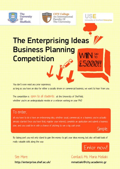 The Enterprising Ideas Business Planning Competition